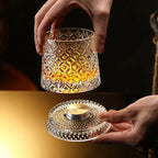 Whiskey Glass The Crystal Rotates 360°