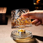 Whiskey Glass The Crystal Rotates 360°